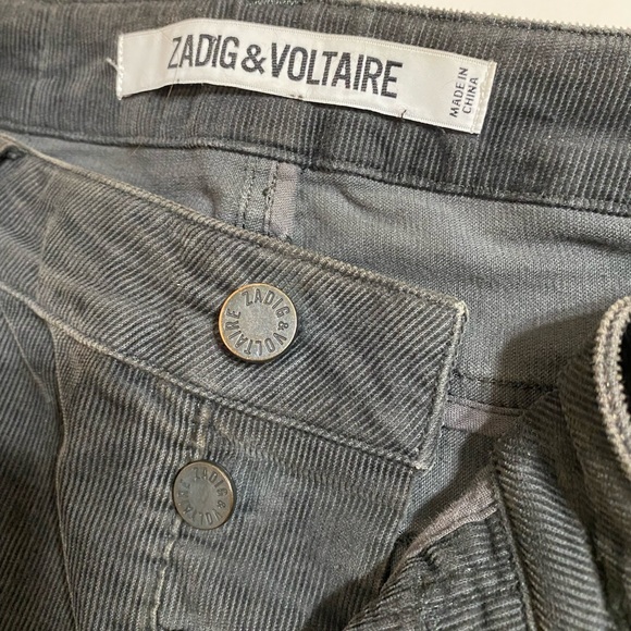 Zadig & Voltaire Grey Cords men’s - Picture 5 of 6